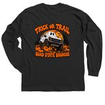 QSB Trail & Treat, a Black Classic Long Sleeve Tee (back-view)