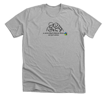 Support for Connor and Bailey, a Athletic Heather Premium Unisex Tee