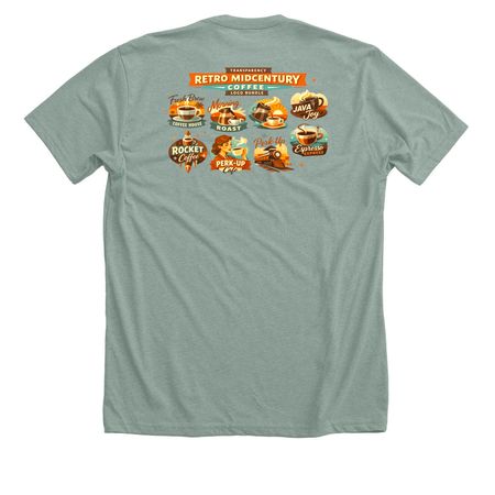 Coffee Bundle&nbsp;, a Heather Sage Premium Unisex Tee