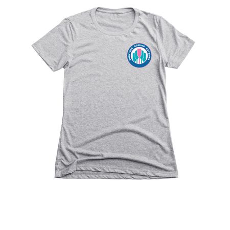SRN 2026 - Crossed Oars, a Dark Heather Grey Women's Slim Fit Tee