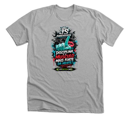 Camiseta Fitness jsbrevoluxon&nbsp;Lux Cotton Perf, a Athletic Heather Premium Unisex Tee