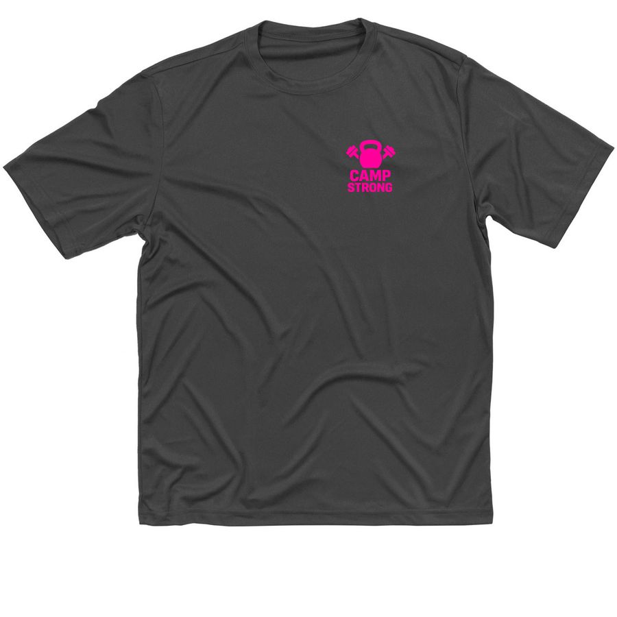 Pink Camp Strong 2026, a Iron Grey Classic Performance Tee