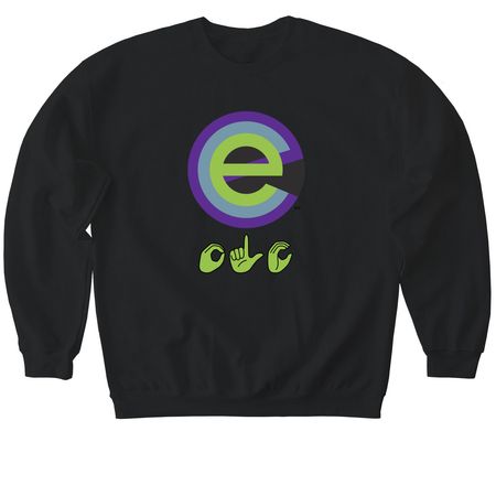 OLC, a Black Softstyle Crewneck Sweatshirt