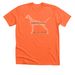 Pointer Word Cloud Shirts, a Heather Orange Premium Unisex Tee