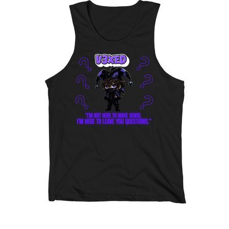 V3XED Edition, a Black Premium Cotton Tank