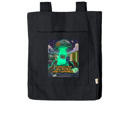 Abducted Tote, a Black Reclaimist Everywhere Tote Bag
