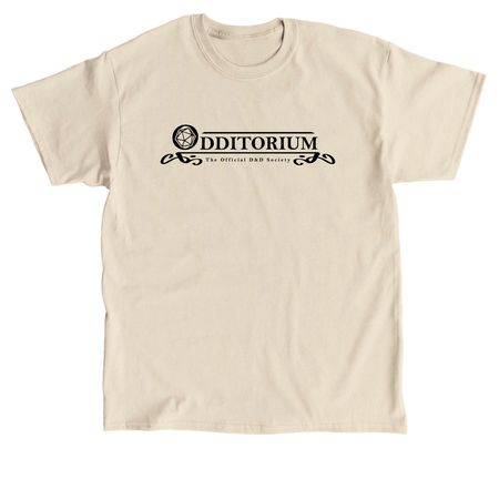 Odditorium Logo - Light, a Sand Classic Unisex Tee