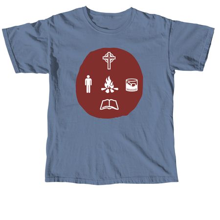 The Firepit, a Blue Jean Comfort Colors Unisex Tee