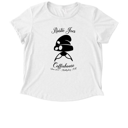 "Sip, Savor, Support ? Rustic Joe?s, a Fairly White Allmade Eco Triblend Women?s Scoop Neck Tee
