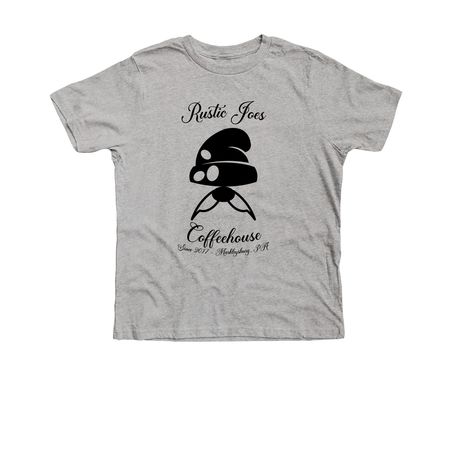 "Sip, Savor, Support ? Rustic Joe?s, a Athletic Heather Premium Youth Tee