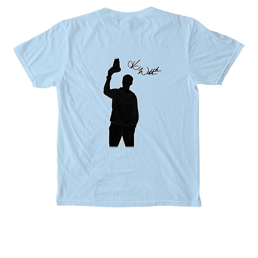 Kannon Pocket Tee, a Chambray Comfort Colors Pocket Tee (back-view)