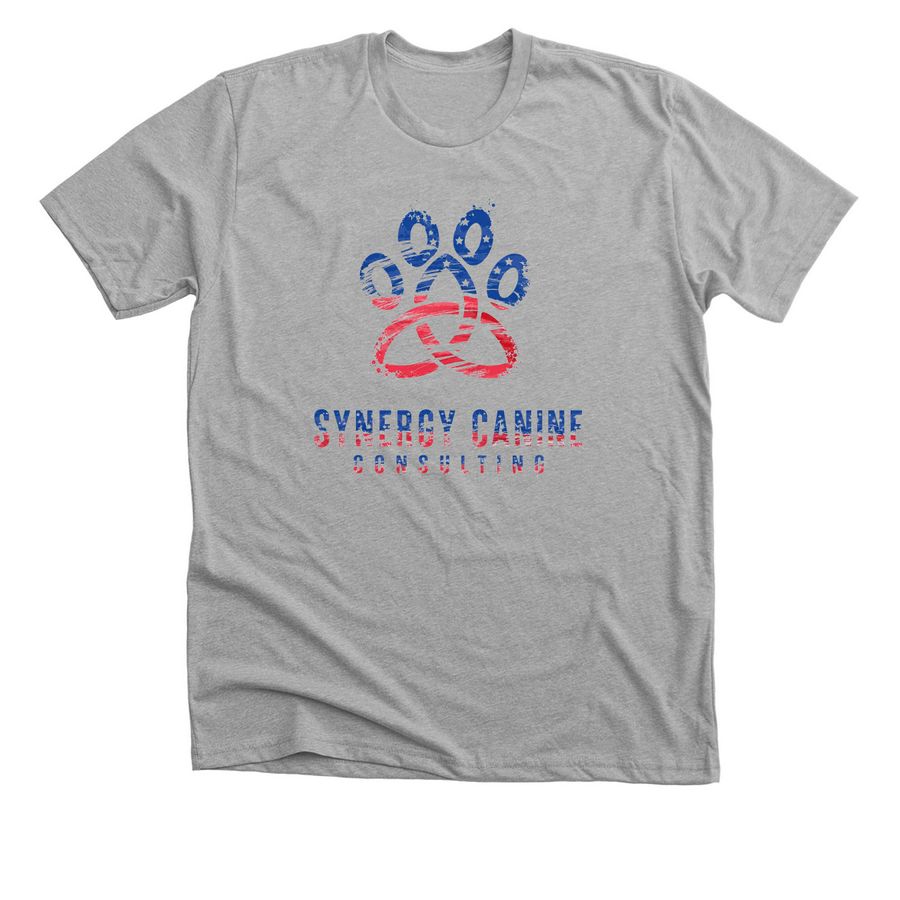 Freedom Paw Design, a Athletic Heather Premium Unisex Tee