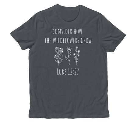 Wildflowers, a Terrain Grey Allmade Organic Cotton Unisex Tee