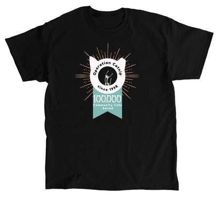 100,000 Cats Shirt, a Black Classic Unisex Tee