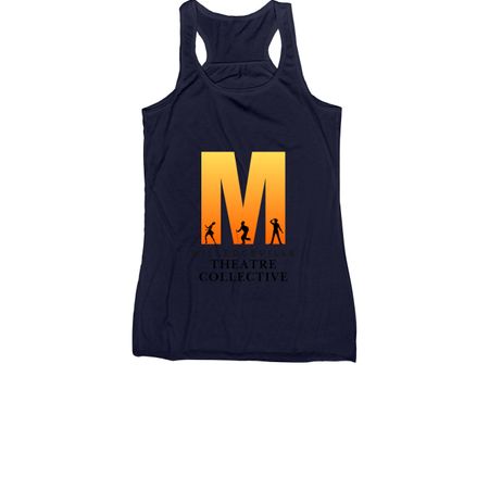 MTC Shirts for the Arts, a Navy Women's Racerback