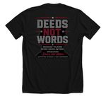 Official Op:DNW Logo Shirt&nbsp;, a Solid Black Blend Premium Unisex Tee (back-view)