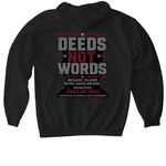 Official Op:DNW Logo Shirt&nbsp;, a Black Gildan Softstyle Pullover Hoodie (back-view)