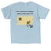 Tomorrow Tee, a Light Blue Classic Unisex Tee (back-view)