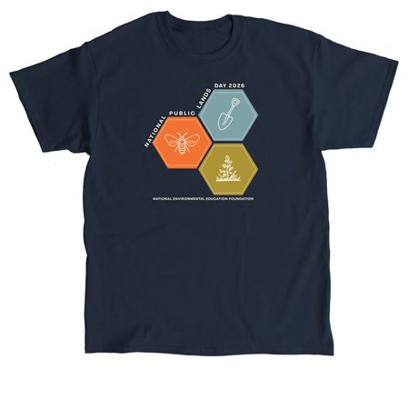 Honeycomb Trio (Dark), a Navy Classic Unisex Tee