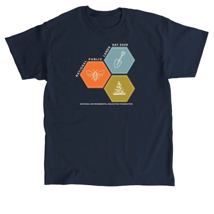 Honeycomb Trio (Dark), a Navy Classic Unisex Tee