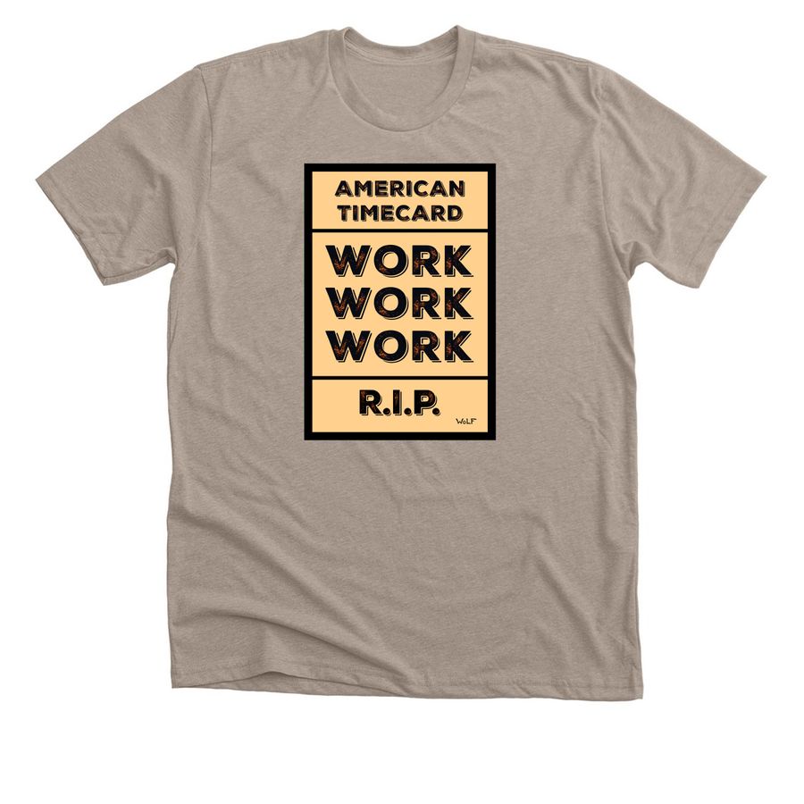 American Timecard, a Heather Stone Premium Unisex Tee