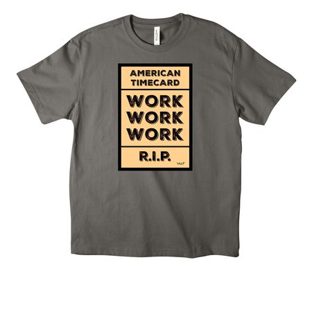 American Timecard, a Asphalt Unisex Heavyweight Tee