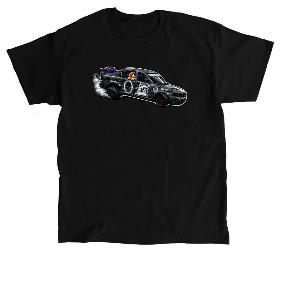 Animated car, a Black Classic Unisex Tee