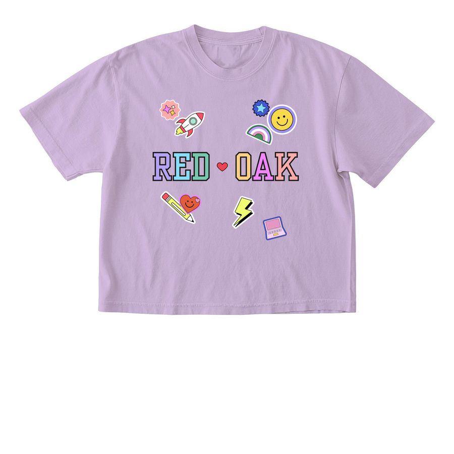 Sticker Fun, a Orchid Comfort Colors Boxy Tee