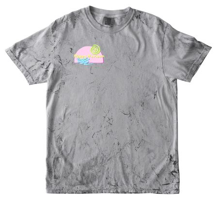 Happy Horizon Pink Sunrise, a Smoke Comfort Colors Colorblast Tee