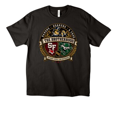 BQF:&nbsp; Brotherhood Above All Tee, a Black Unisex Heavyweight Tee