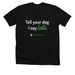 Big hello to your dog, a Solid Black Blend Premium Unisex Tee