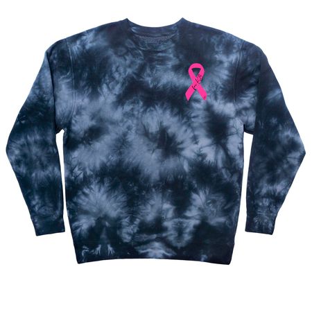 For KB - Part 2 ?, a Black Tie Dye Crewneck Sweatshirt