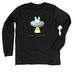 Spaceship Bunny, a Solid Black Blend Premium Long Sleeve Tee