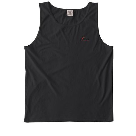 End the need for rescue ( Soft Colors), a Black Comfort Colors Tank Top