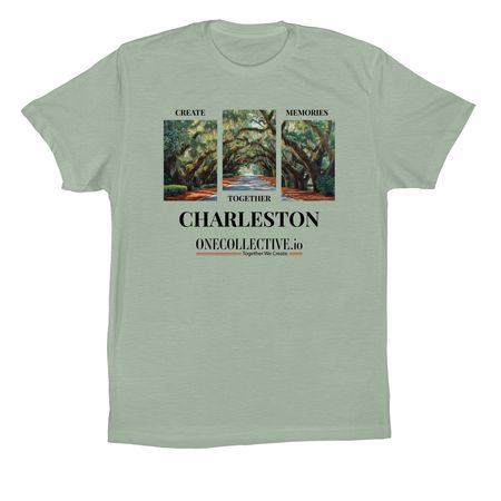 2026 Charleston, a Dusty Blue Premium Cotton Tee