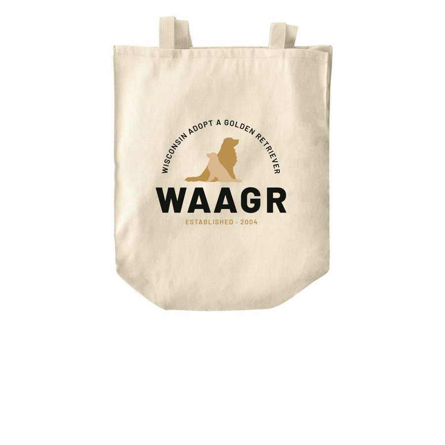 WAAGR Tote Bag, a Natural Over-the-Shoulder Shopping Tote Bag