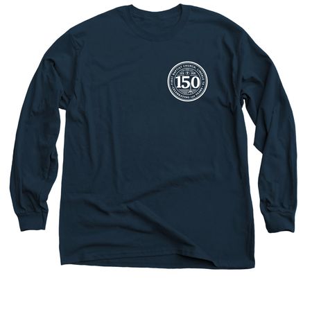 Anniversary Shirts, a Navy Classic Long Sleeve Tee