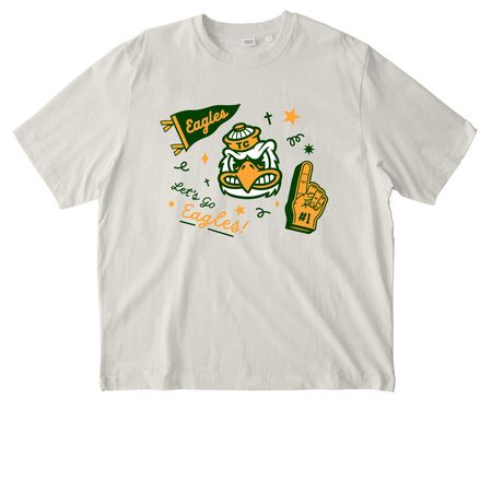 TC Fan Club, a Natural Raw Stanley/Stella Unisex Freestyler Heavyweight Tee
