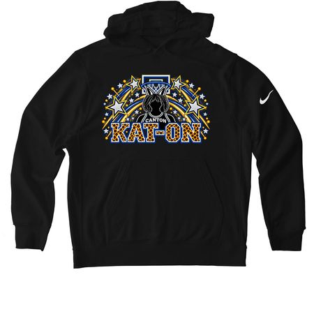 Kat-On, a Black Nike Club Fleece Pullover Hoodie