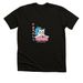 Feral & Fabulous, a Black Heather Premium Unisex Tee