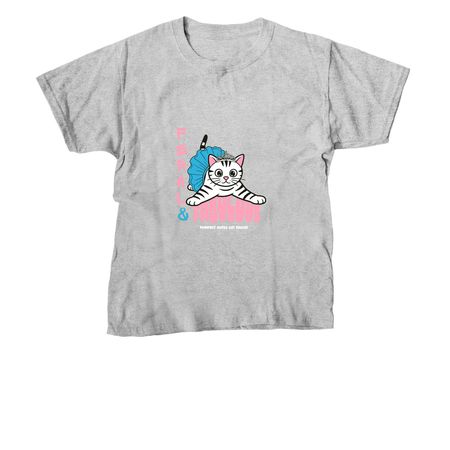 Feral & Fabulous, a Sport Grey Youth Unisex Tee