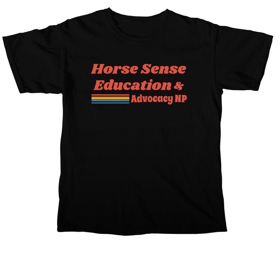 Healing Horses and Helping Humans, a Black Comfort Colors Unisex Tee