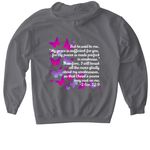 Team Tulla&nbsp;, a Charcoal Gildan Softstyle Pullover Hoodie (back-view)