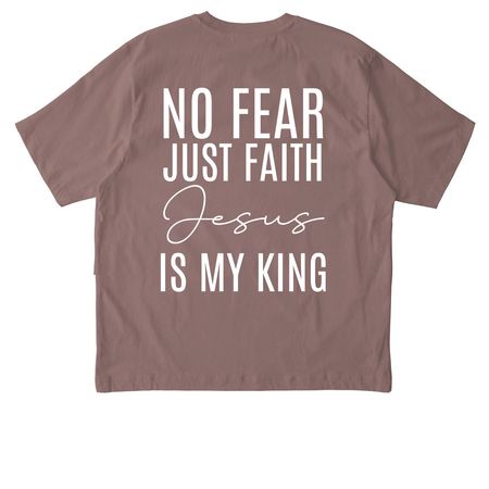 No fear Tee, a Kaffa Coffee Stanley/Stella Unisex Freestyler Heavyweight Tee