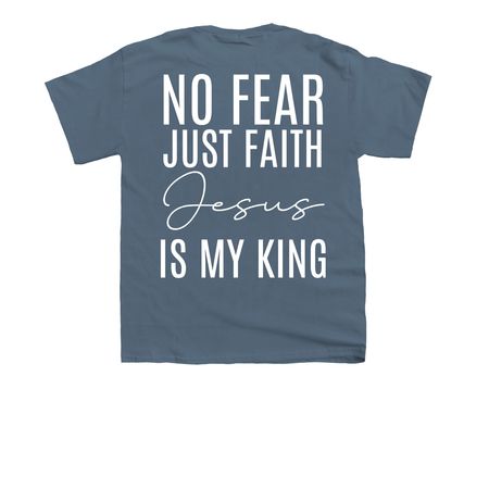 No fear Tee, a Indigo Youth Unisex Tee