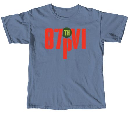 87th PVI -- now with kung-fu grip!, a Blue Jean Comfort Colors Unisex Tee