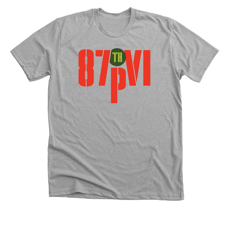 87th PVI -- now with kung-fu grip!, a Athletic Heather Premium Unisex Tee