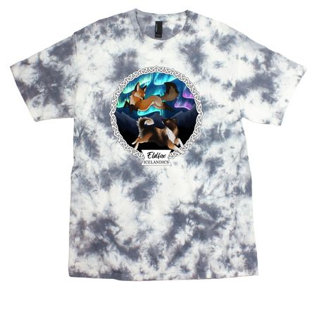 Eldfox Icelandics&nbsp;, a Grey Crystal Tie Dye Tee