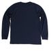 Trident Holiday Spirit, a Heather Midnight Navy Premium Long Sleeve Tee (back-view)