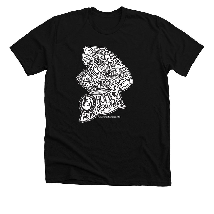 Lovable Lab, a Solid Black Blend Premium Unisex Tee
